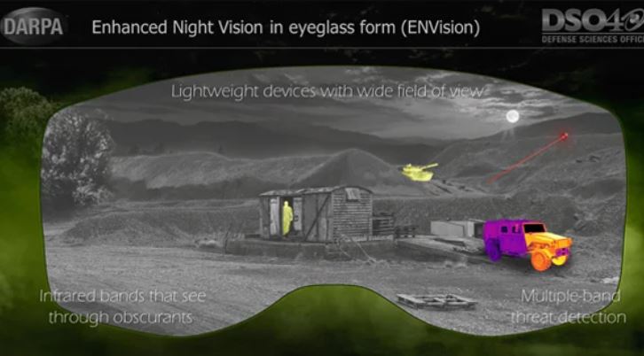 DARPA selects research teams to develop NVGs under ENVision program