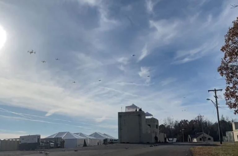 Raytheon demonstrates swarm technology in DARPA’s fifth field exercise
