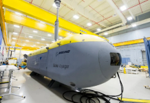 Boeing continues work on autonomous large-displacement unmanned underwater vehicle (UUV) for surveillance